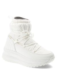 Białe Śniegowce Filippo Ciepłe Buty Damskie Na Platformie. Kolor: biały. Obcas: na platformie #3