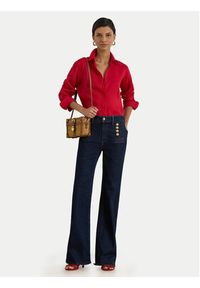 Lauren Ralph Lauren - LAUREN RALPH LAUREN Koszula 200782777073 Czerwony Relaxed Fit. Kolor: czerwony. Materiał: len #4