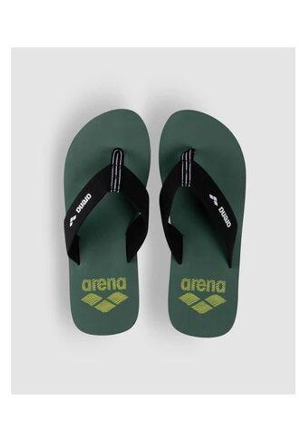 Japonki Arena Sand Thong. Okazja: na spacer, na plażę. Zapięcie: pasek. Kolor: zielony, czarny, niebieski, wielokolorowy. Materiał: guma, bawełna. Wzór: aplikacja, paski. Sport: turystyka piesza