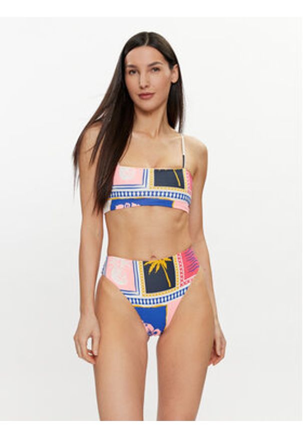 Maaji Góra od bikini Postals Cyprus PT2620SBR002 Kolorowy. Materiał: syntetyk. Wzór: kolorowy