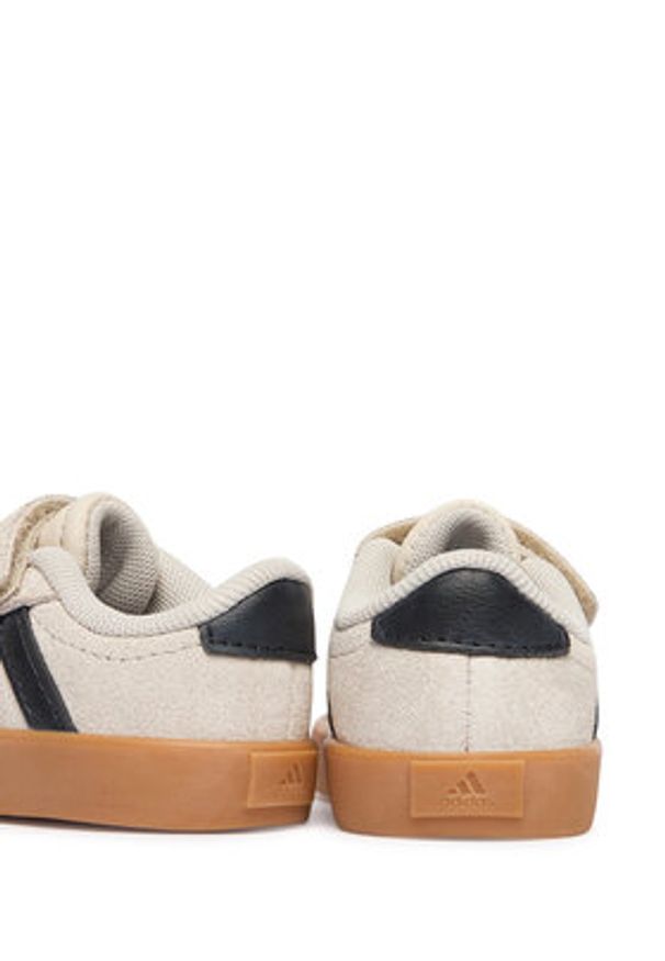 Adidas - adidas Sneakersy Vl Court 3.0 KI6497 Beżowy. Kolor: beżowy. Materiał: zamsz, skóra