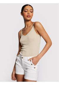 Morgan Szorty jeansowe 201-SHANA1 Biały Regular Fit. Kolor: biały. Materiał: jeans, bawełna