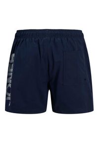 Jack & Jones - Jack&Jones Szorty kąpielowe Maui 12275129 Granatowy Regular Fit. Kolor: niebieski. Materiał: syntetyk #3
