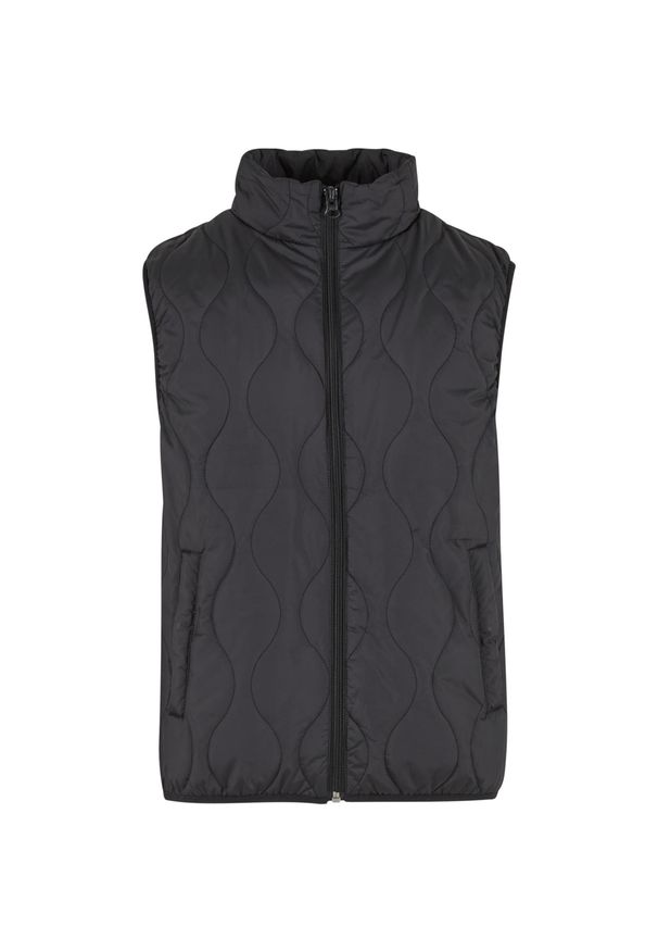 Kurtka puchowa bez rękawów Urban Classics Super Light. Kolor: czarny. Materiał: puch. Długość rękawa: bez rękawów