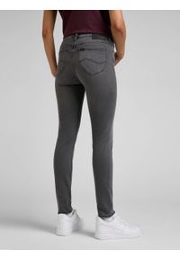 Lee - LEE SCARLETT HIGH DAMSKIE SPODNIE JEANSOWE JEANSY STORM GREY L626YGCX