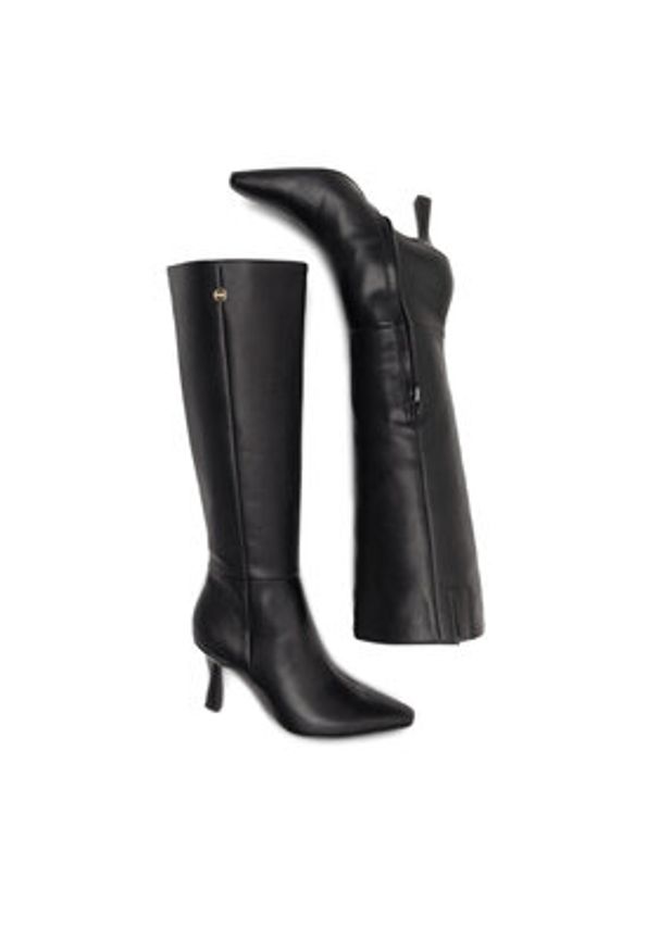 Nine West Kozaki MAIDA ZL23003-2CCP Czarny. Kolor: czarny. Materiał: skóra