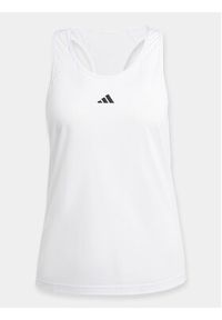 Adidas - adidas Koszulka techniczna Train Essentials IS4034 Biały Regular Fit. Kolor: biały. Materiał: wiskoza