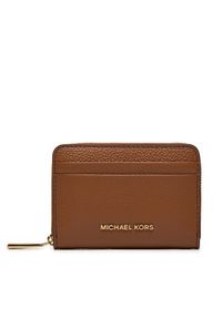 MICHAEL Michael Kors Duży Portfel Damski 32T4GJ6Z5L Brązowy. Kolor: brązowy. Materiał: skóra #1