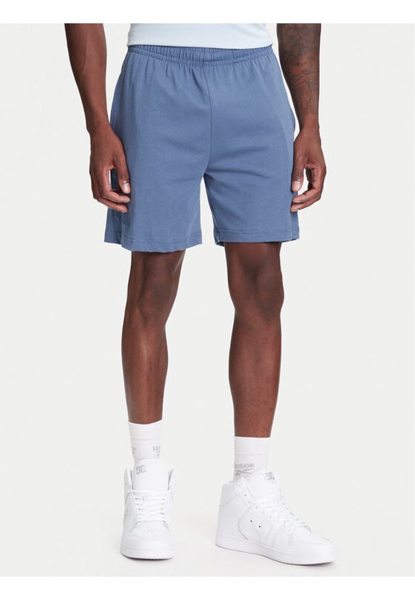 Kappa Szorty sportowe Logo Korpo Cabas 303HZE0 Niebieski Regular Fit. Kolor: niebieski. Materiał: bawełna. Styl: sportowy