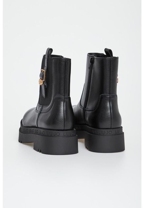 Liu Jo - Botki damskie skórzane LIU JO. Materiał: skóra