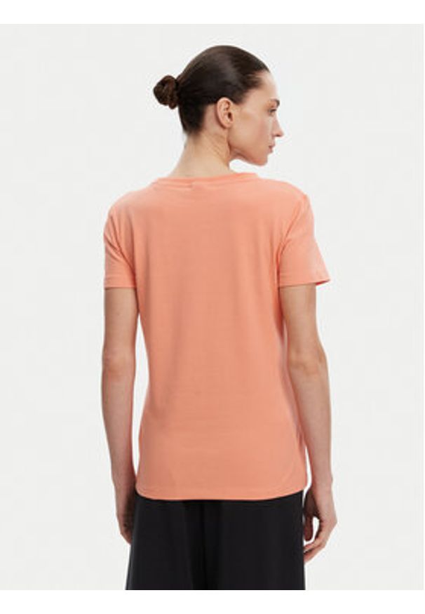 Guess T-Shirt V3BI11 J1314 Pomarańczowy Regular Fit. Kolor: pomarańczowy. Materiał: bawełna