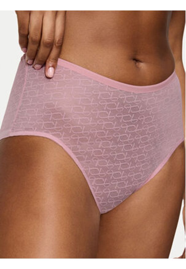 Triumph Figi klasyczne z wysokim stanem Triumph Signature Sheer Maxi EX 10215936 Różowy. Stan: podwyższony. Kolor: różowy. Materiał: syntetyk