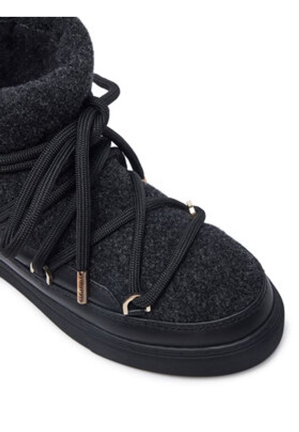 Inuikii Śniegowce Felt 75202-054 Czarny. Kolor: czarny. Materiał: materiał