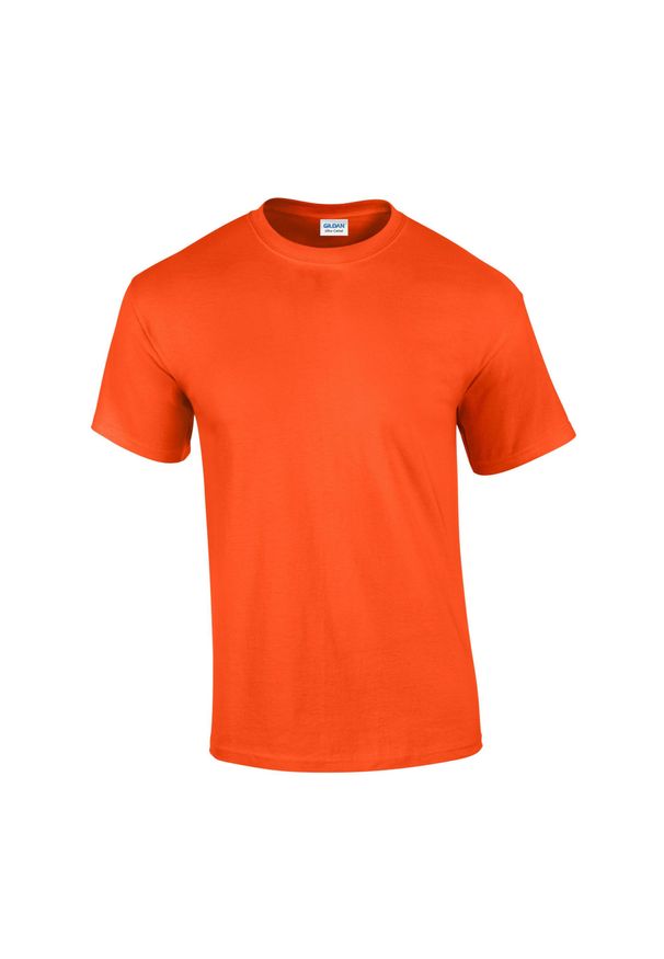 GILDAN - Ultra Bawełniana Koszulka Unisex Dla Dorosłych. Kolor: żółty, pomarańczowy, wielokolorowy. Materiał: bawełna