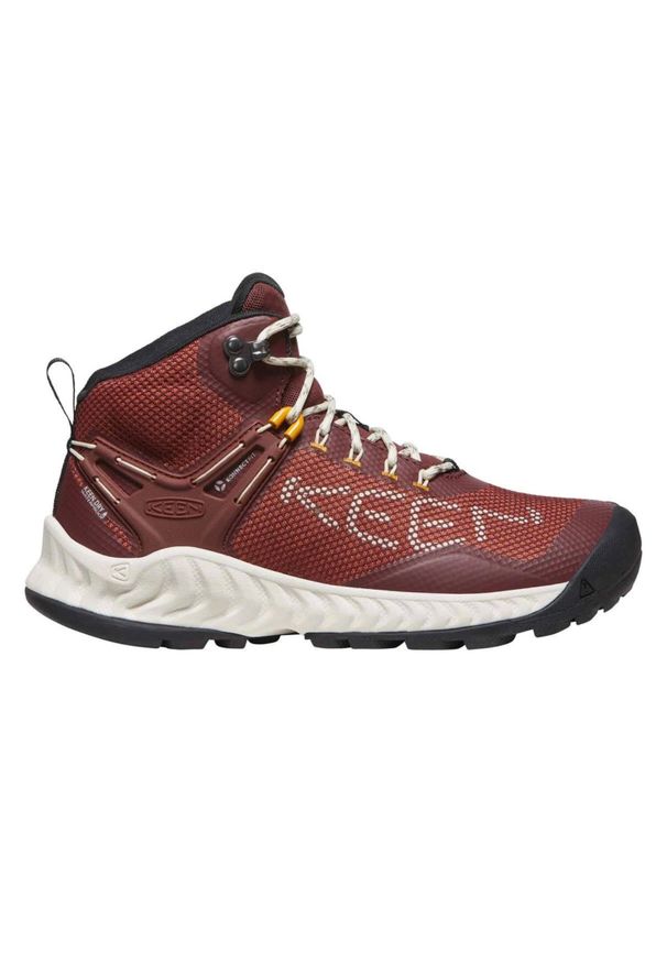 keen - Buty trekkingowe damskie Keen Nxis Evo Wp Mid. Okazja: na co dzień. Kolor: czerwony