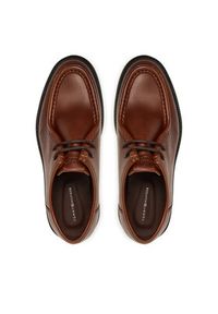 TOMMY HILFIGER - Tommy Hilfiger Półbuty Comfort Lwt Moc Toe FM0FM05588 Brązowy. Kolor: brązowy. Materiał: skóra #5