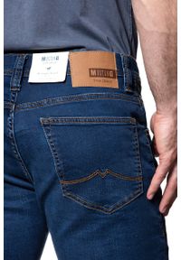 Mustang - SPODENKI MUSTANG Chicago Short DENIM BLUE 1007765 5000 682. Materiał: denim