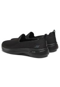 skechers - Skechers Półbuty Go Walk Arch Fit 124401/BBK Czarny. Kolor: czarny. Materiał: materiał #8