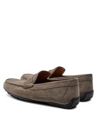 Geox Mokasyny U Kosmopolis + Grip U35CFB 00020 C6029 Brązowy. Kolor: brązowy. Materiał: zamsz, skóra #4