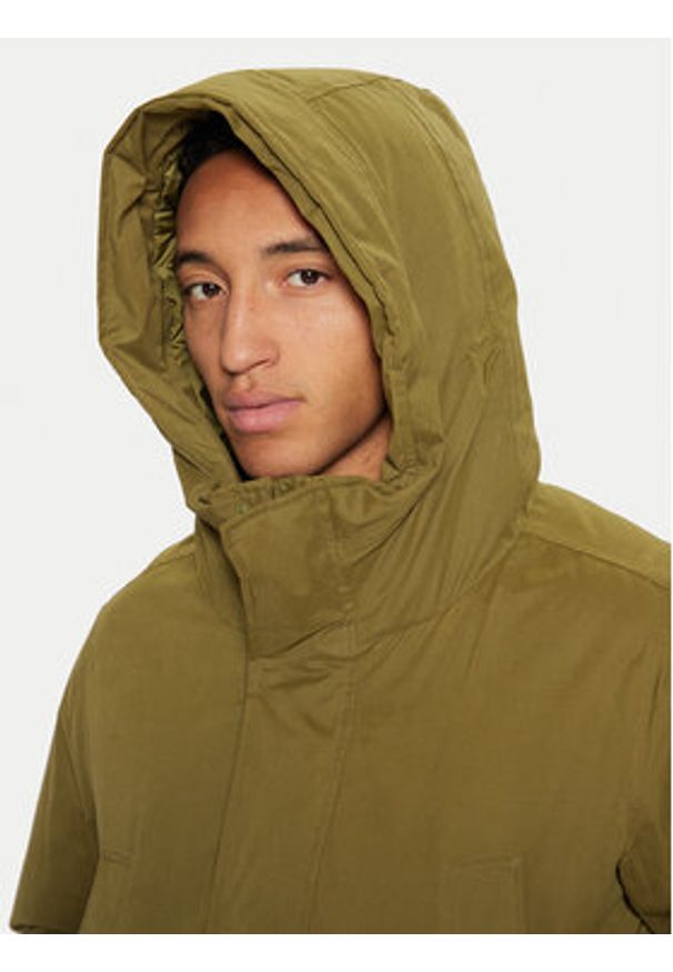 United Colors of Benetton - United Colors Of Benetton Parka 26UWUN061 Zielony Regular Fit. Kolor: zielony. Materiał: bawełna