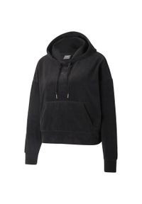 Puma Bluza Her 58952001. Kolor: czarny. Materiał: dresówka