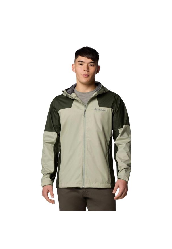columbia - Kurtka COLUMBIA INNER LIMITS III JACKET Zielony. Kolor: zielony. Materiał: syntetyk. Sport: turystyka piesza