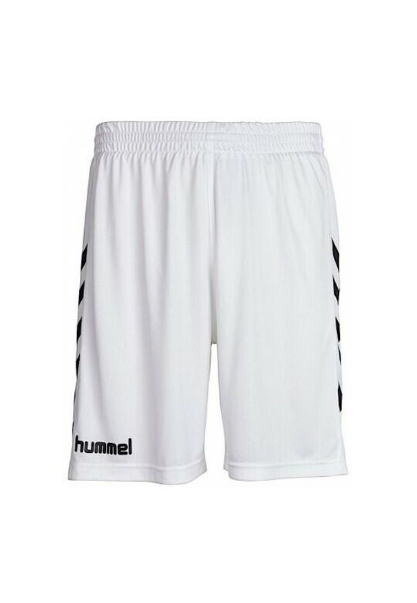 Spodenki sportowe męskie Hummel Core Poly Shorts. Kolor: czarny, wielokolorowy, biały