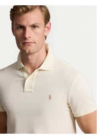 Polo Ralph Lauren Polo 710536856417 Écru Slim Fit. Typ kołnierza: polo. Materiał: bawełna