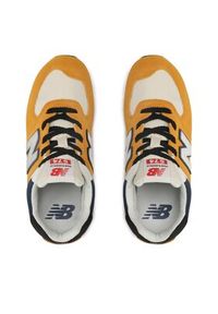 New Balance Sneakersy GC574CY1 Żółty. Kolor: żółty. Materiał: materiał. Model: New Balance 574 #4