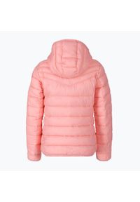 Kurtka puchowa damska CMP Fix Hood. Kolor: pomarańczowy. Materiał: puch. Sport: turystyka piesza