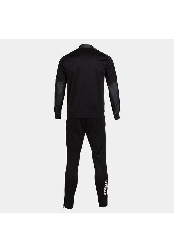 Dres do piłki nożnej męski Joma Boy Eco championship. Kolor: czarny, szary, brązowy, wielokolorowy. Materiał: dresówka. Sport: piłka nożna