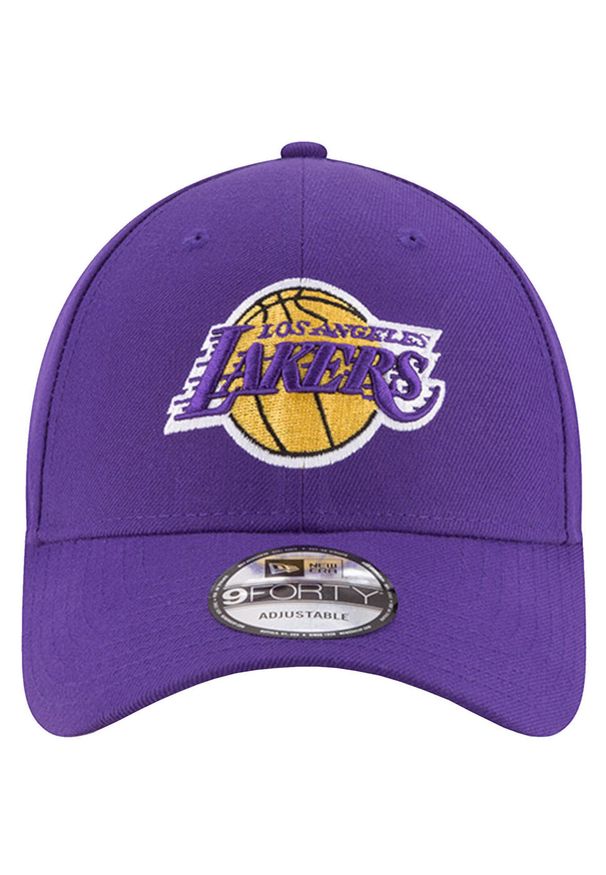 New Era - Czapka z daszkiem męska 9FORTY The League Los Angeles Lakers NBA Cap. Kolor: fioletowy, wielokolorowy, żółty. Materiał: poliester. Styl: sportowy