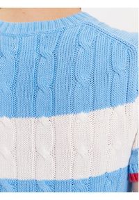 Polo Ralph Lauren Sweter 211913765002 Niebieski Regular Fit. Typ kołnierza: polo. Kolor: niebieski. Materiał: bawełna #4