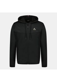 Bluza z kapturem i zamkiem błyskawicznym Le Coq Sportif Tech SP N°1. Typ kołnierza: kaptur. Kolor: czarny #1