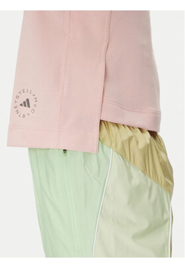 Adidas by Stella McCartney - adidas by Stella McCartney Top JI5177 Różowy Regular Fit. Kolor: różowy. Materiał: syntetyk