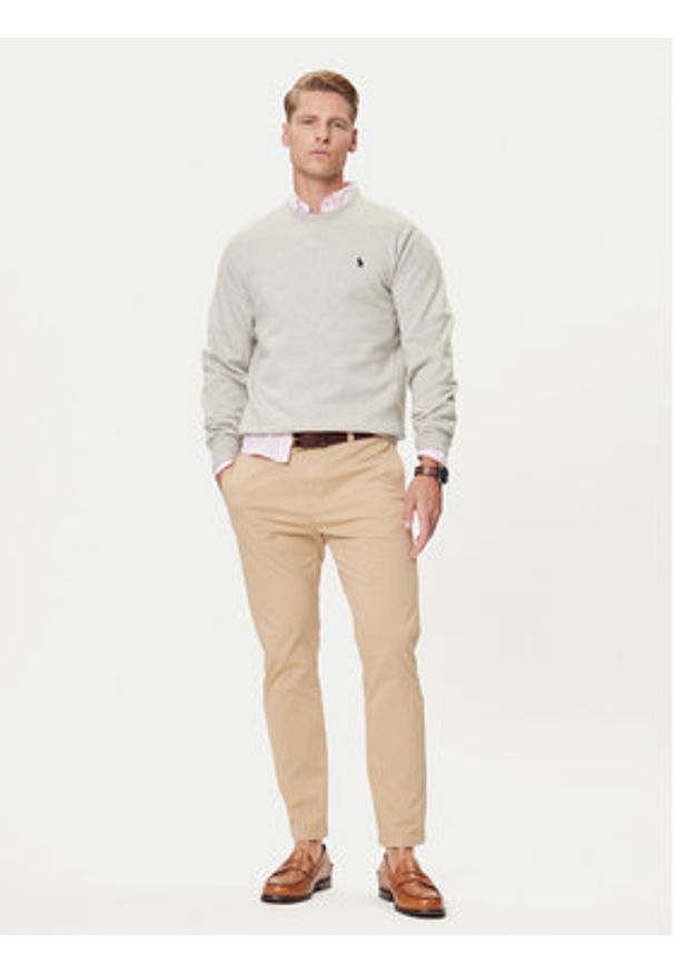 Polo Ralph Lauren Bluza 710P01523003 Szary Regular Fit. Typ kołnierza: polo. Kolor: szary. Materiał: bawełna