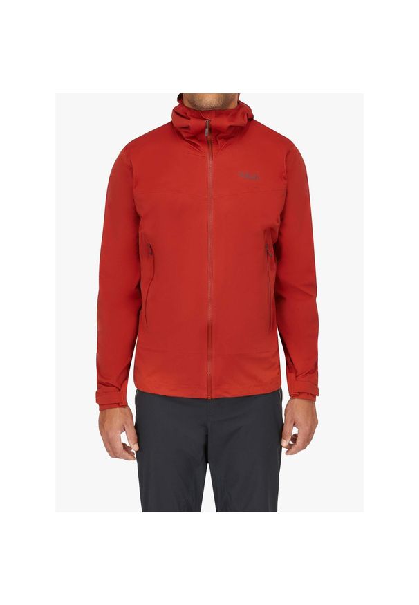 Kurtka z membraną męska Rab Kinetic 2.0 Jacket. Kolor: czerwony