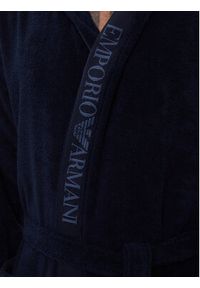 Emporio Armani Underwear Szlafrok EM002255 AF14986 UB102 Granatowy. Kolor: niebieski. Materiał: bawełna