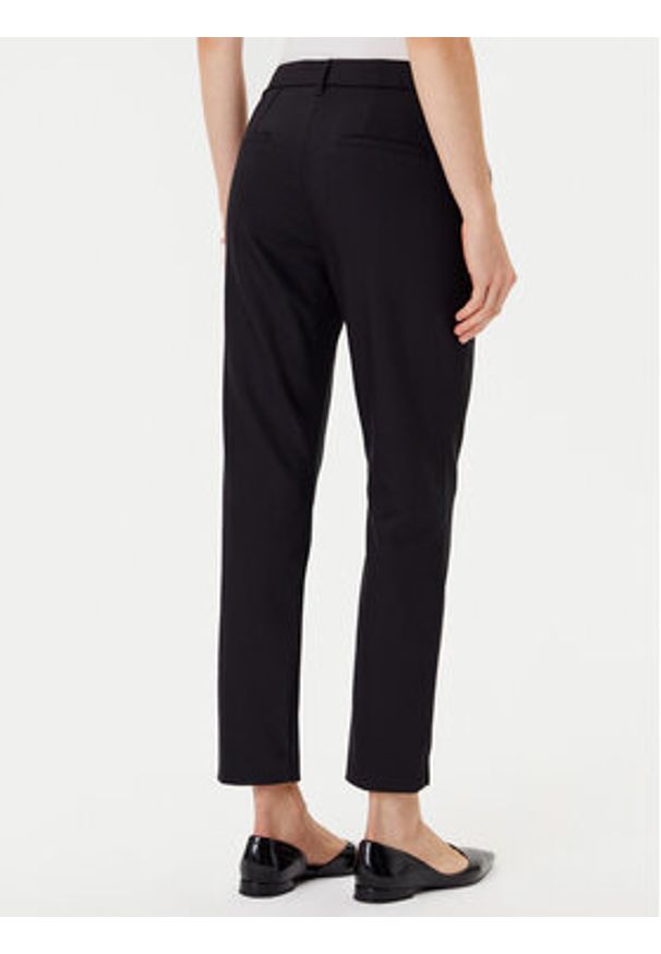 Marella Chinosy Abb 2523136031 Czarny Slim Fit. Kolor: czarny. Materiał: bawełna
