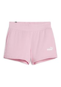 Spodnie sportowe damskie Puma Ess 4. Kolor: fioletowy, różowy, wielokolorowy. Długość: krótkie #1