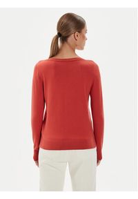 TOMMY HILFIGER - Tommy Hilfiger Sweter WW0WW40099 Czerwony Regular Fit. Kolor: czerwony. Materiał: bawełna, syntetyk #10