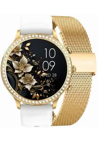 Smartwatch Gravity Złoty Pasek i Bransoleta GT5-2. Rodzaj zegarka: smartwatch. Kolor: złoty #1