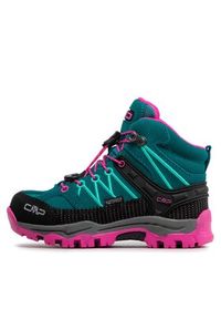 CMP Trekkingi Kids Rigel Mid Trekking Shoes Wp 3Q12944 Zielony. Kolor: zielony. Materiał: zamsz, skóra. Sport: turystyka piesza