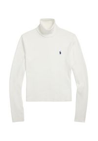 Polo Ralph Lauren Golf 211959287003 Biały Regular Fit. Typ kołnierza: golf, polo. Kolor: biały. Materiał: bawełna #5