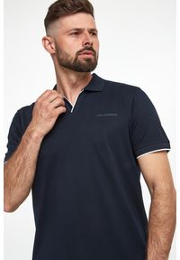 Karl Lagerfeld - Polo męskie z logo KARL LAGERFELD. Typ kołnierza: polo #2