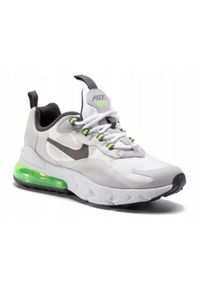 Nike - Buty na trening na co dzień damskie NIKE AIR MAX 270 REACT (GS) dla aktywnych. Okazja: na co dzień. Kolor: szary, wielokolorowy. Model: Nike Air Max. Sport: fitness