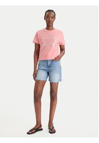 Guess Longsleeve E6GI00 I3Z14 Różowy Regular Fit. Kolor: różowy. Materiał: bawełna. Długość rękawa: długi rękaw #5