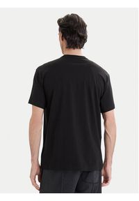 Versace Jeans Couture T-Shirt 80GAHT05 CJ00T Czarny Regular Fit. Kolor: czarny. Materiał: bawełna #4