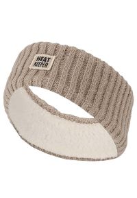 HEAT KEEPER - Opaska termiczna - Damska - Teddy. Kolor: brązowy. Materiał: poliester, elastan. Sezon: zima. Styl: sportowy #1