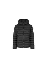 Damska kurtka z kapturem Pepe Jeans Ammy. Typ kołnierza: kaptur. Kolor: czarny. Materiał: puch. Sezon: zima #1